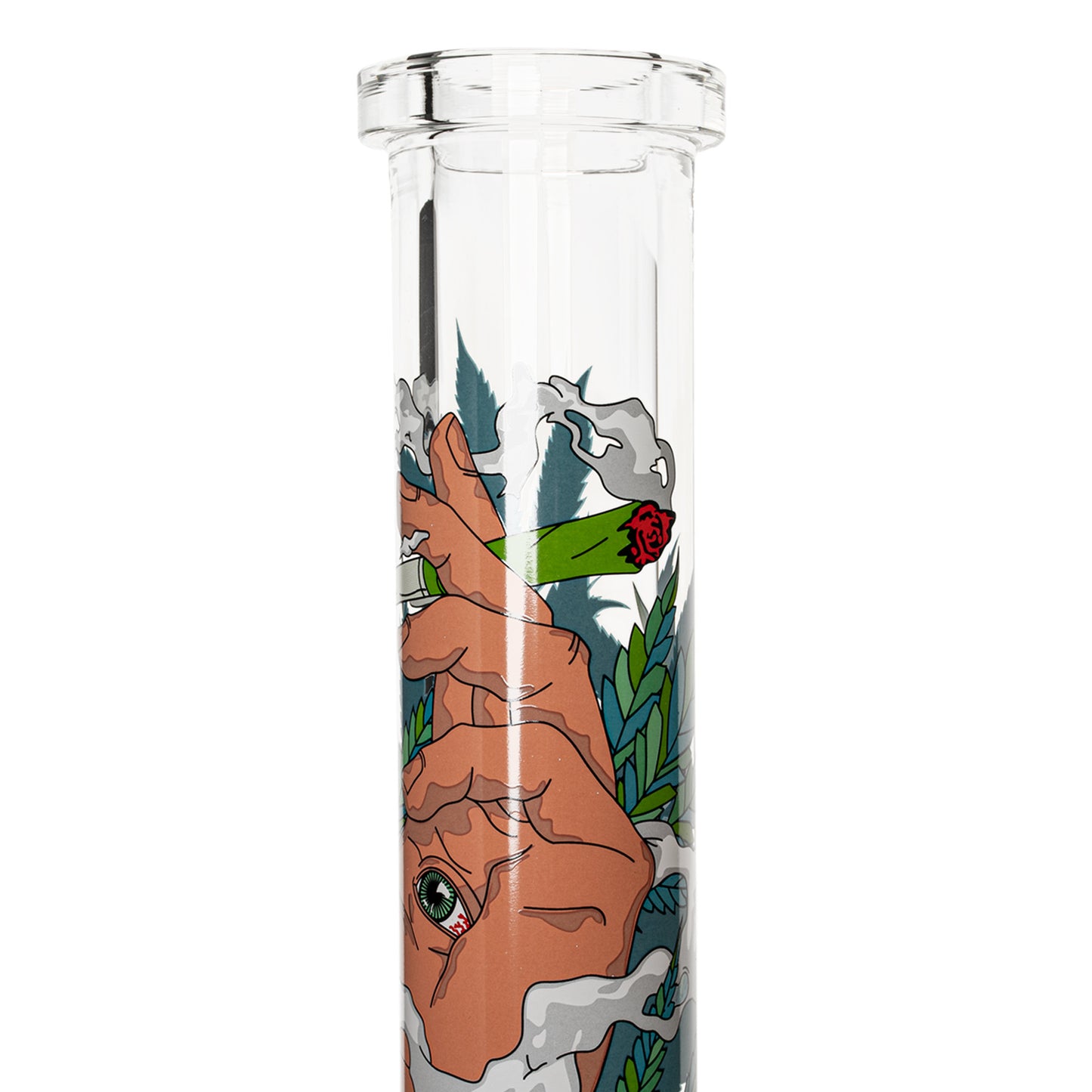 Red Eye Glass 420 Bong available At Bong Shop One Love Hemp Co. 1449 Kingsway, Vancouver, B.C., Canada