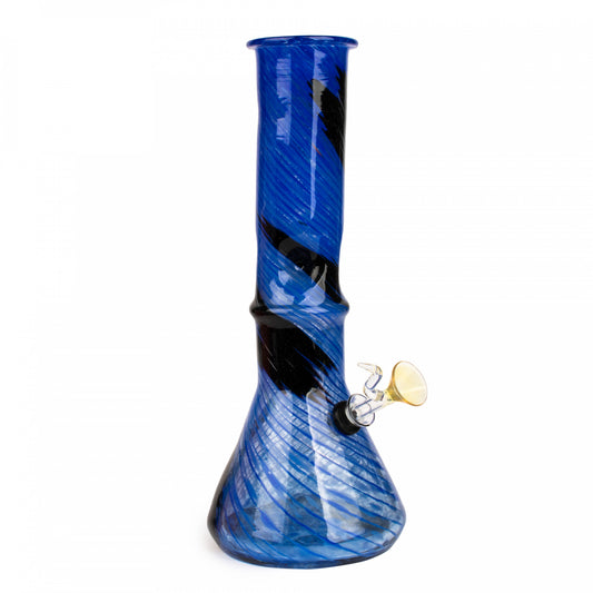 13 Inch Tall Retro Glass Beaker Base Tube W/Ice Pinch