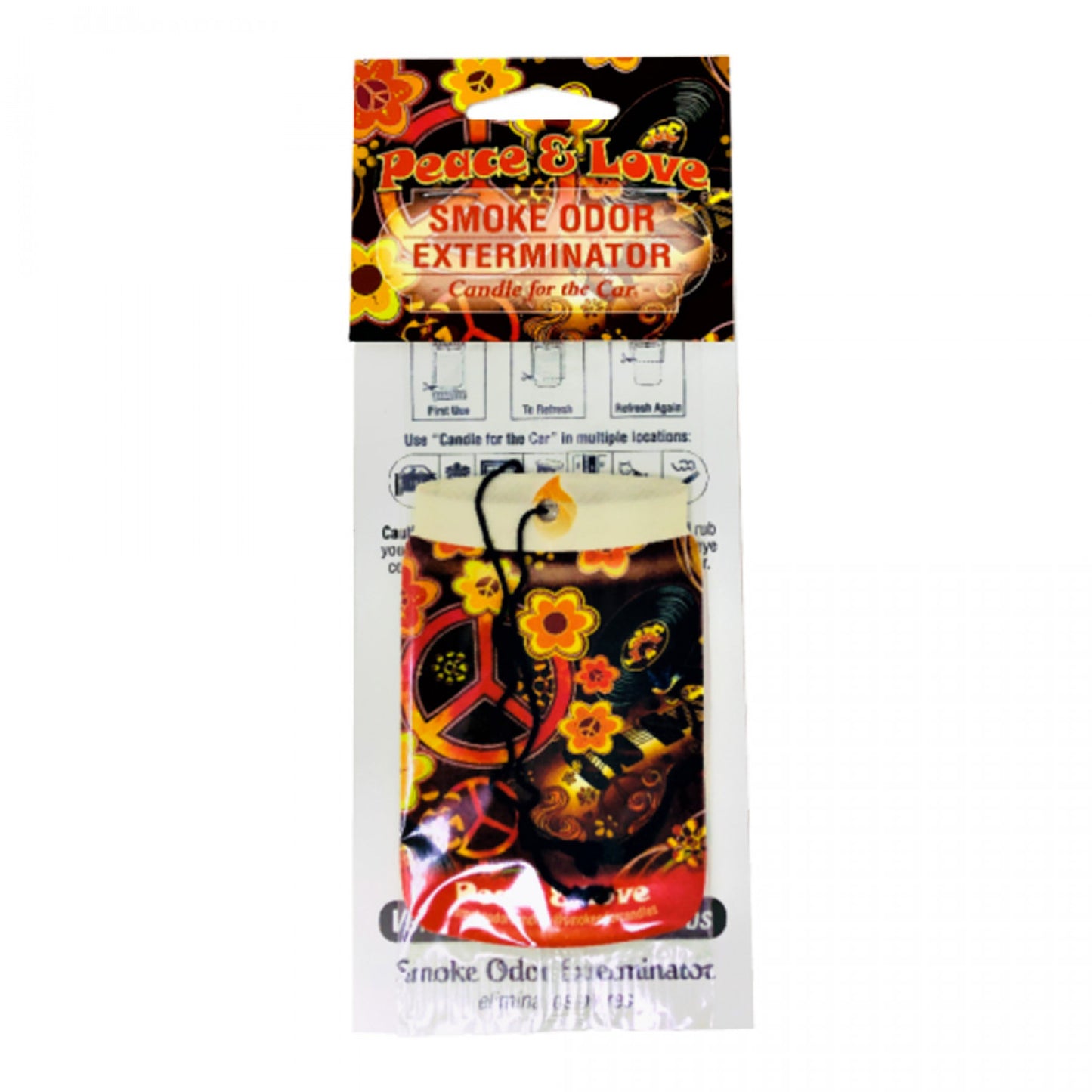 Peace & Love Car Freshener