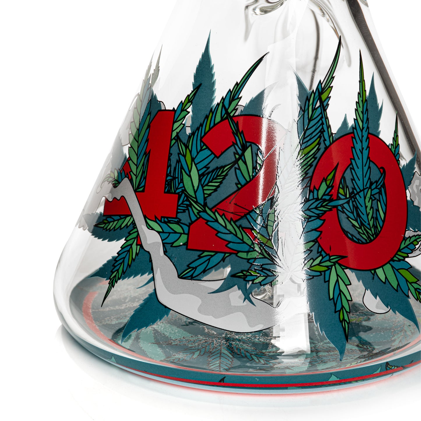 Red Eye Glass 420 Bong available At Bong Shop One Love Hemp Co. 1449 Kingsway, Vancouver, B.C., Canada