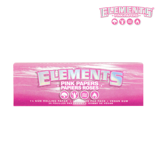 Elements Pink 1¼ Rolling Papers