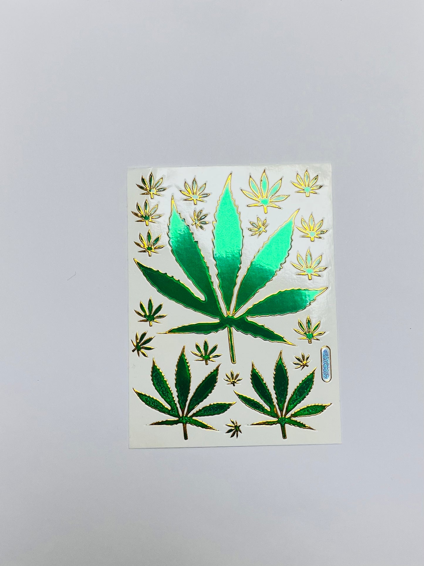 Assorted Weed Leaf Stoner Stickers Canada.
