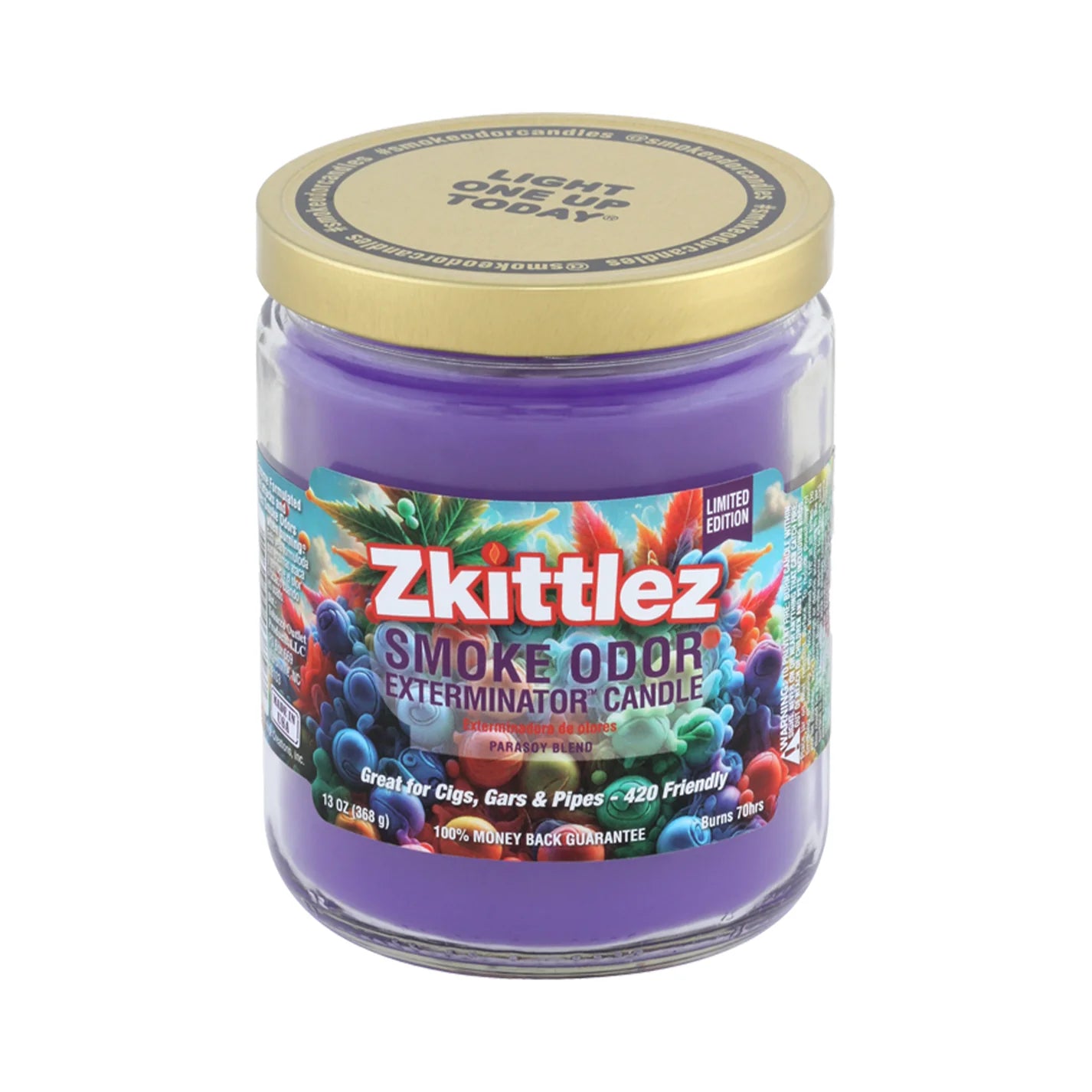Smoke Odor Exterminator 13oz Zkittlez Candle (Limited Edition)