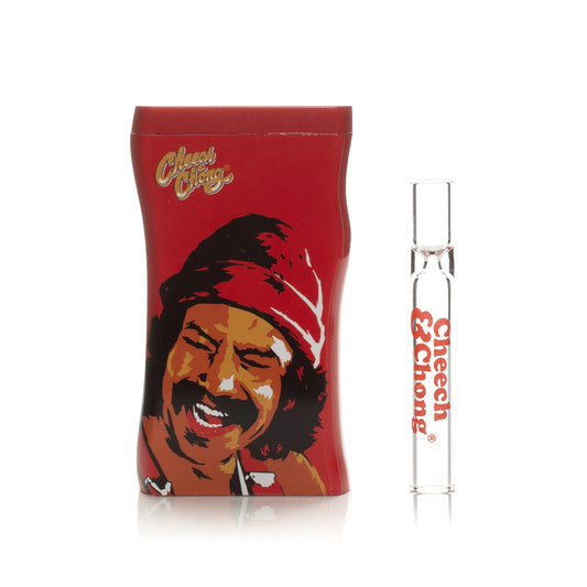 Cheech & Chong® Glass  3.8" Pop Art Dugout