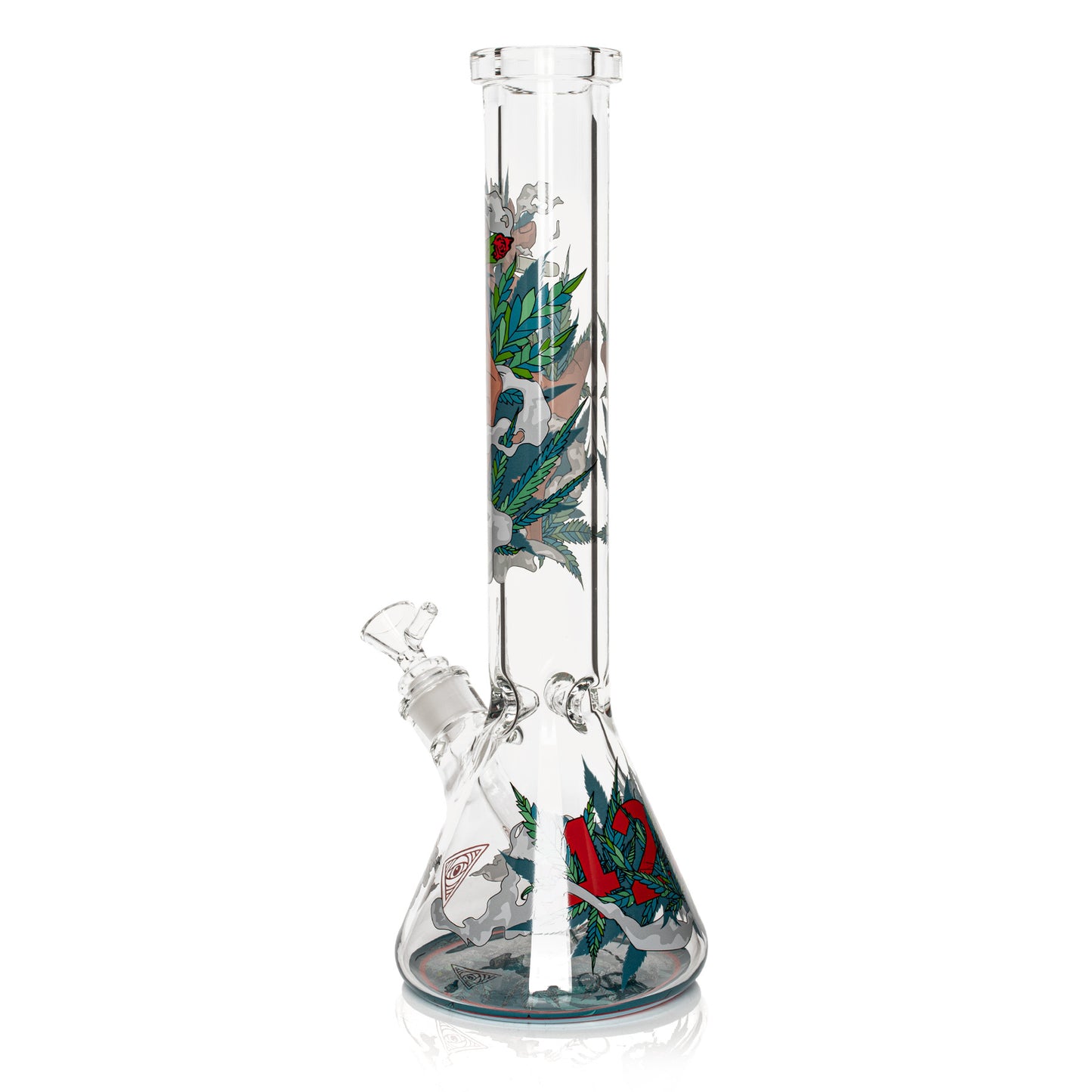 Red Eye Glass 420 Bong available At Bong Shop One Love Hemp Co. 1449 Kingsway, Vancouver, B.C., Canada