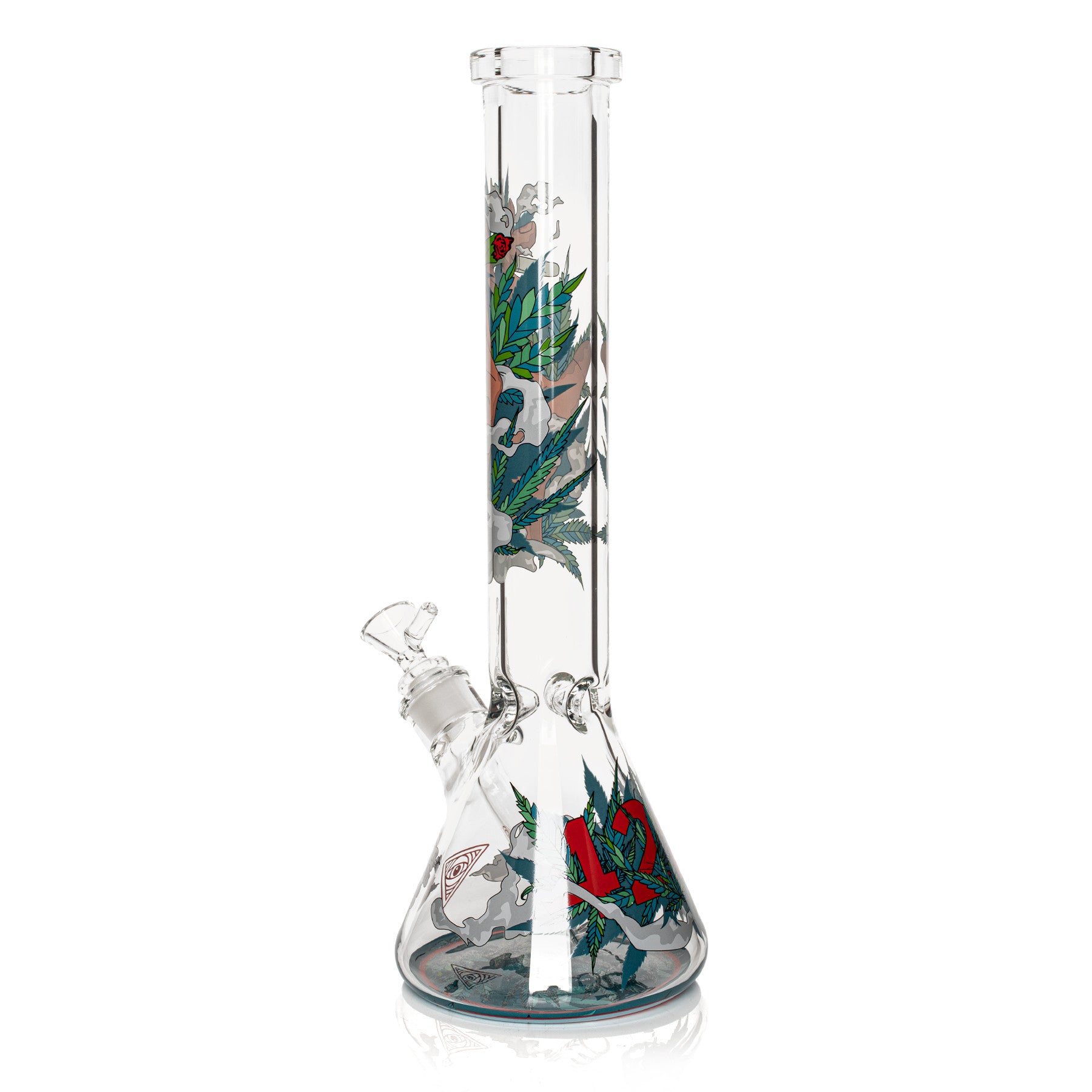 Red Eye Glass 420 Bong available At Bong Shop One Love Hemp Co. 1449 Kingsway, Vancouver, B.C., Canada