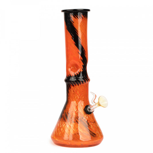 13 Inch Tall Retro Glass Beaker Base Tube W/Ice Pinch