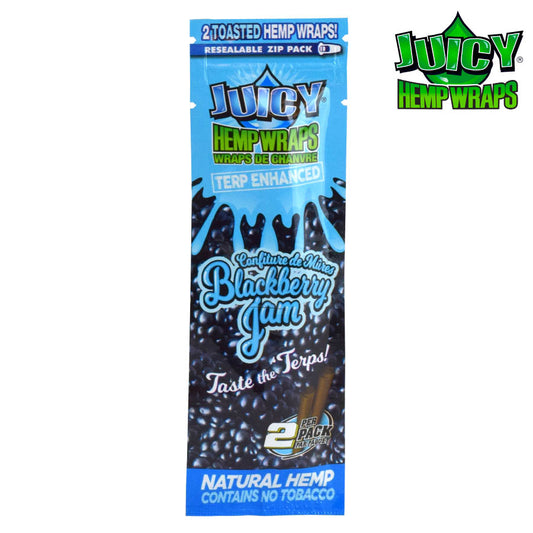 Juicy Hemp Wraps TERP ENHANCED-Blackberry Jam