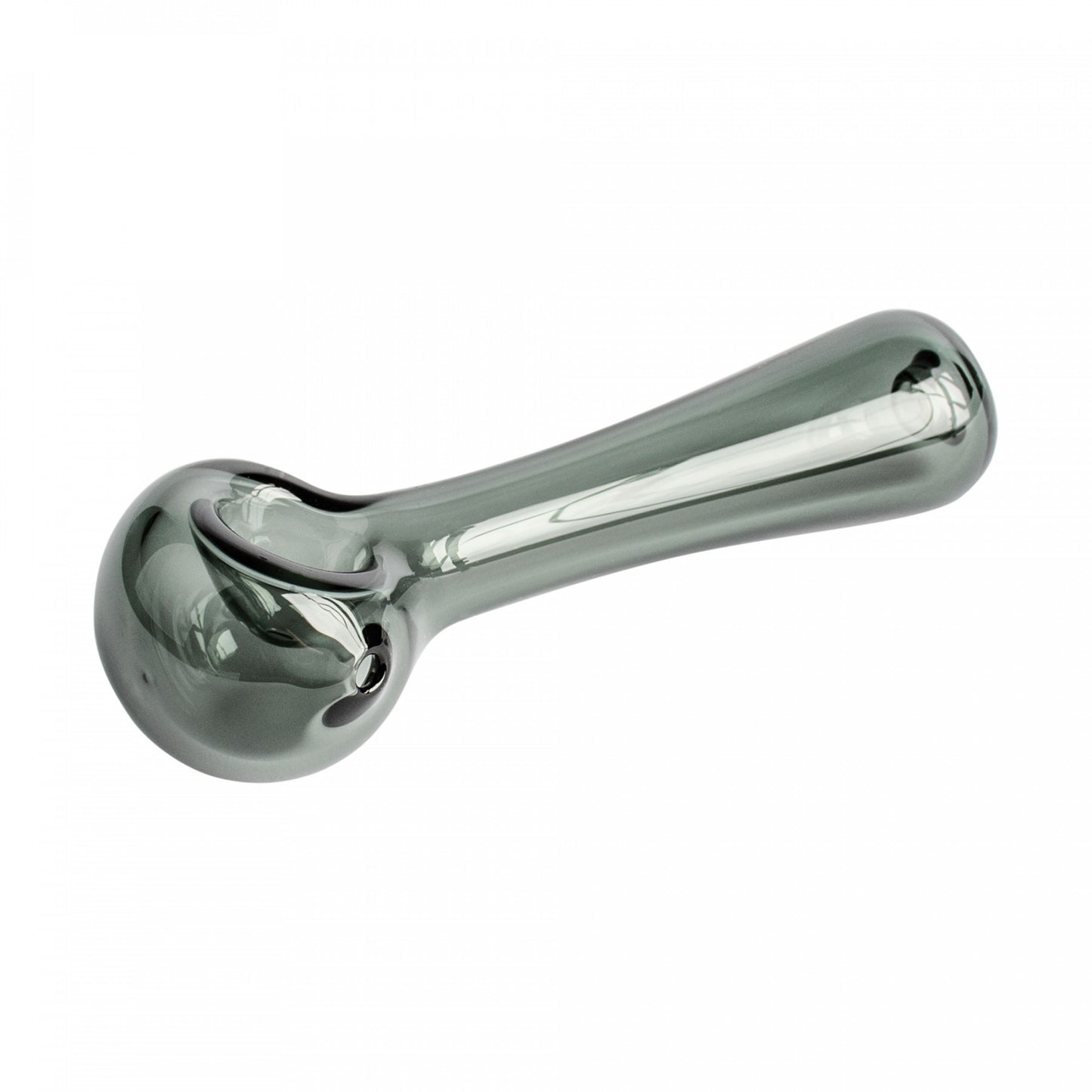 Red Eye Glass Solid Colour Hand Pipe W/ Built in Ash Catcher Mouthpiece