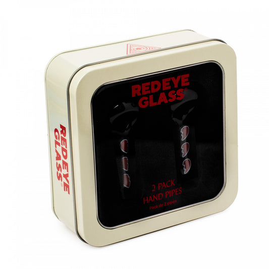 Red Eye Glass Heart Set
