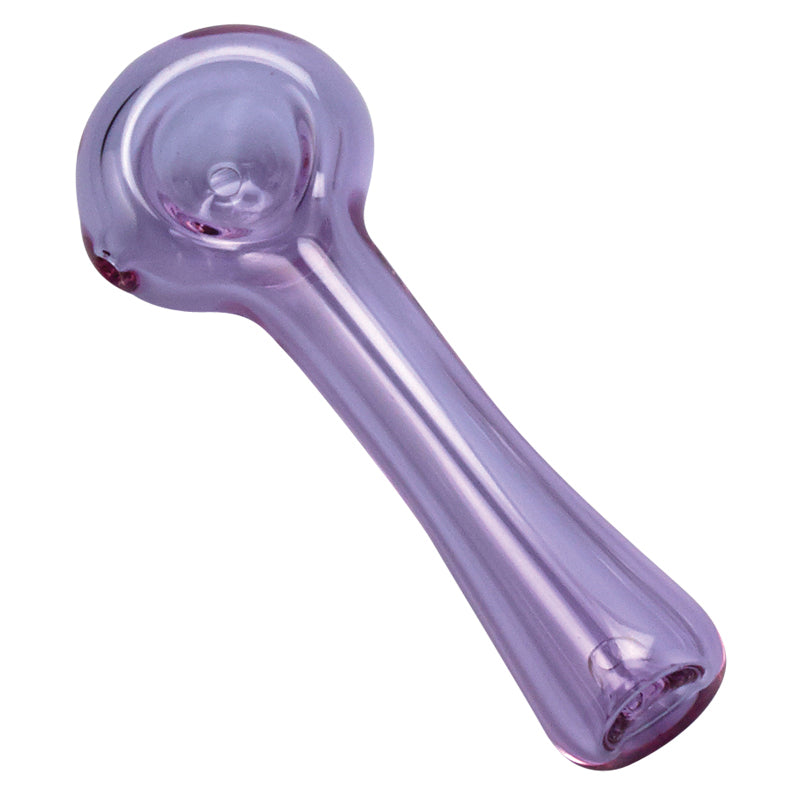 Red Eye Glass Solid Colour Spoon W/Built In Ash Catcher Hand Pipe