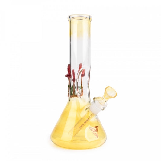 Red Eye Glass 9” Mushroom Bong