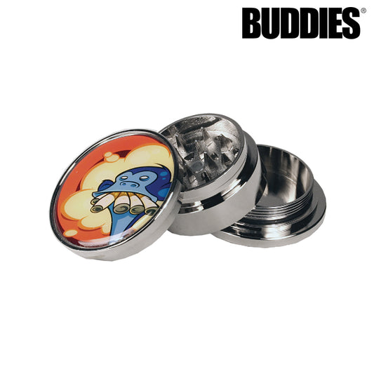 BUDDIES METAL GRINDER/SIFTER – MONKEY