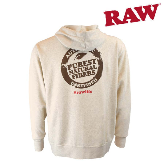 RAW Organic Zipper Hoodie