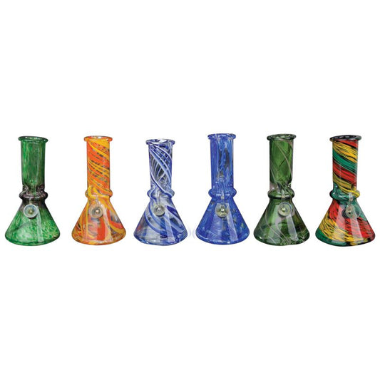 9 Inch Tall Retro Glass Bern Beaker Tube W/Ice Pinch