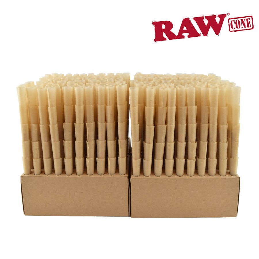 RAW Classic Bulk Cones 1 1/4 -Box of 1000  Edit alt text