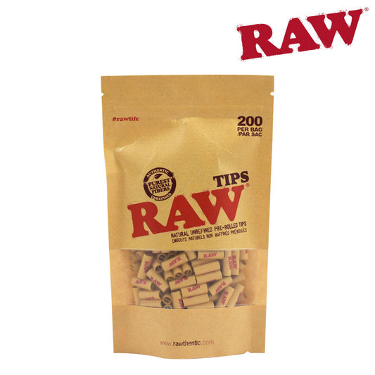 RAW Tips Pre-Rolled 200Pk