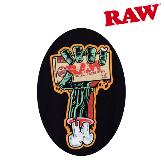 RAW Zombie Arm T-Shirt. Available in sizes small to xxl  Edit alt text