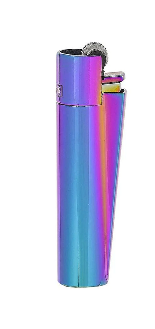 Clipper Icy Metal Lighter w/ Case