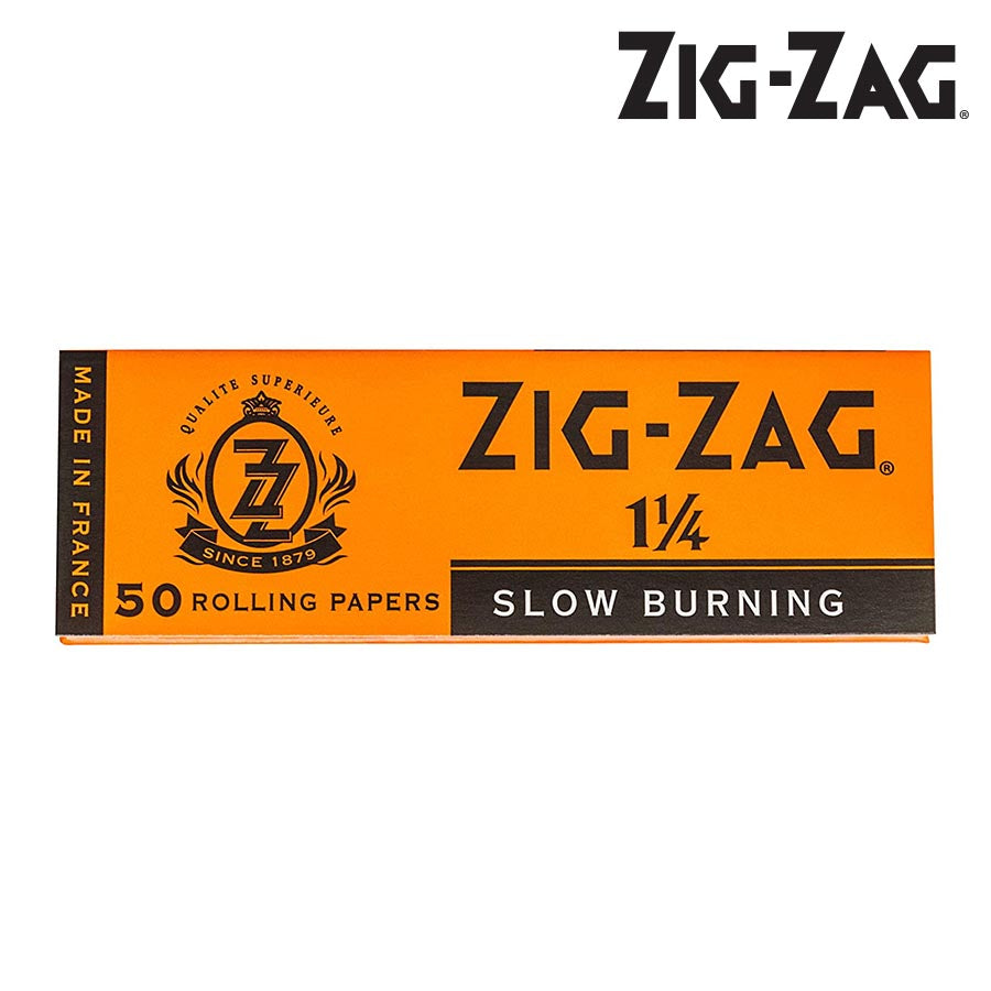 ZIG ZAG ORANGE 1 1/4 size