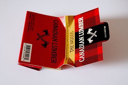 Canadian Lumber The Woods 125 Rolling Papers with Tips