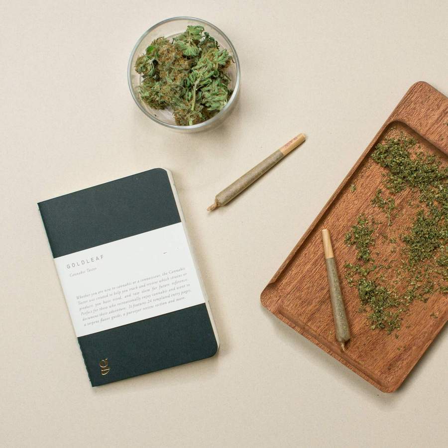 goldleaf-the-cannabis-taster-cannabis-journal-marijuana-notebook- headshot Vancouver canada  Edit alt text