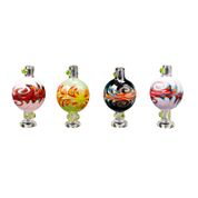 GEAR Premium Switchback Bubble Carb Cap W/UV Reactive Accents