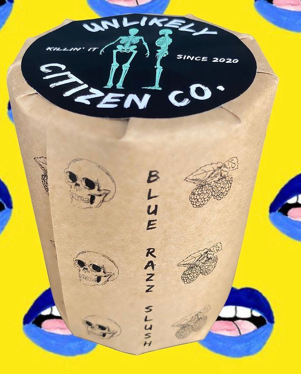 Unlikely Citizen Candle-Blue Razz Slush