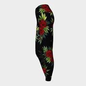 Red Rose Leggings
