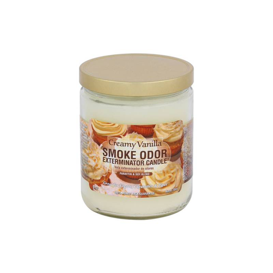 Creamy Vanilla Smoke Odor Candle