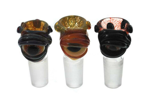 Shine Glass Frit Eye 14mm Bowl