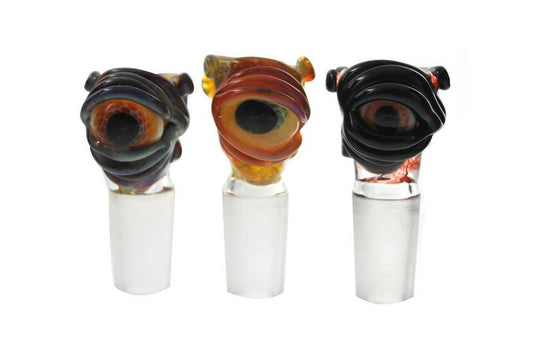 Shine Glass Frit Eye 14mm Bowl