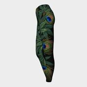 Peacock Leaf Leggings