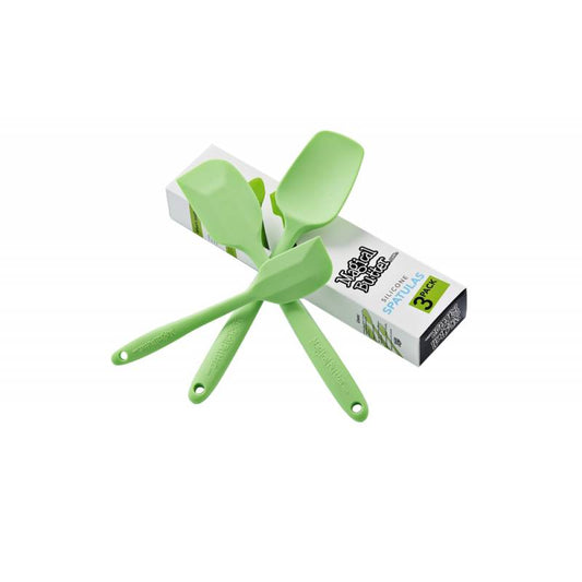Magical Butter Silicone Spatula Set of 3 w/ 1 Spatula, 1 Spoonula & 1 Mini Spatula