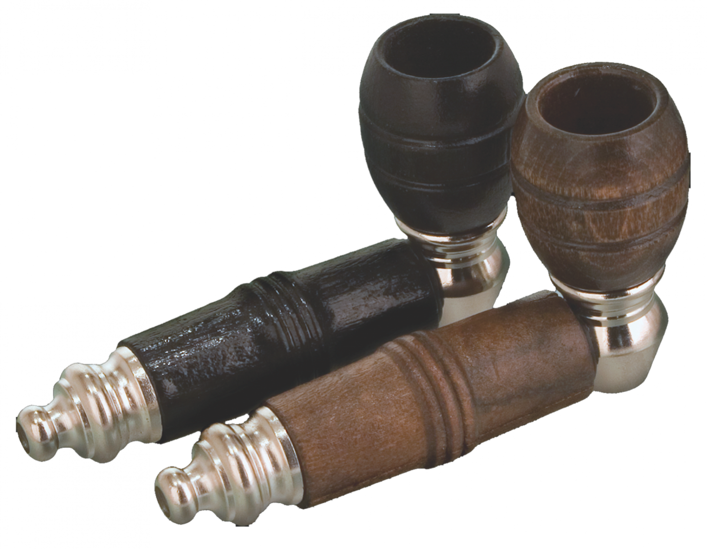 Wooden and Metal Pipe with Wood Bowl