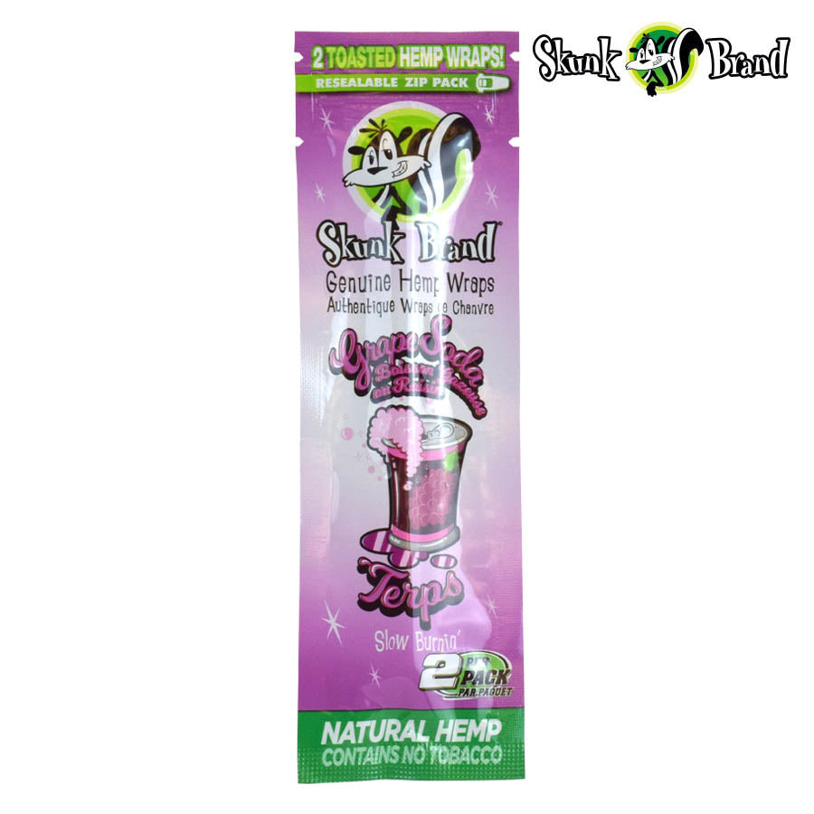 Skunk Terp Hemp Wrap Grape Soda Vancouver Canada