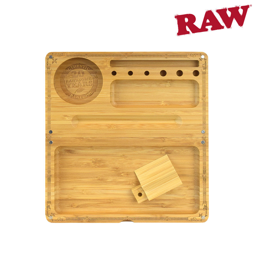 20 Year RAW Bamboo Backflip Rolling Tray