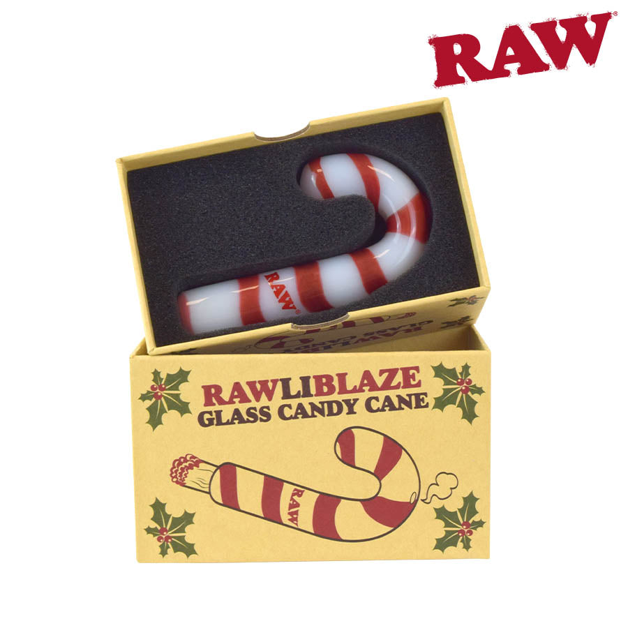 RAW Glass Candy Cane Cone Holder Limited Edition