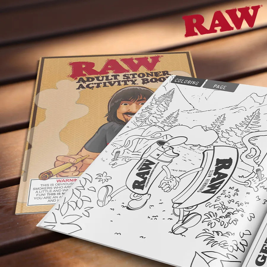 RAW Adult Stoner Activity Book