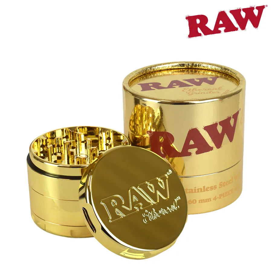RAW Ethereal Gold Plated Grinder-Large
