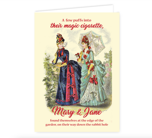 Mary Jane Down The Rabbit Hole Swag Card