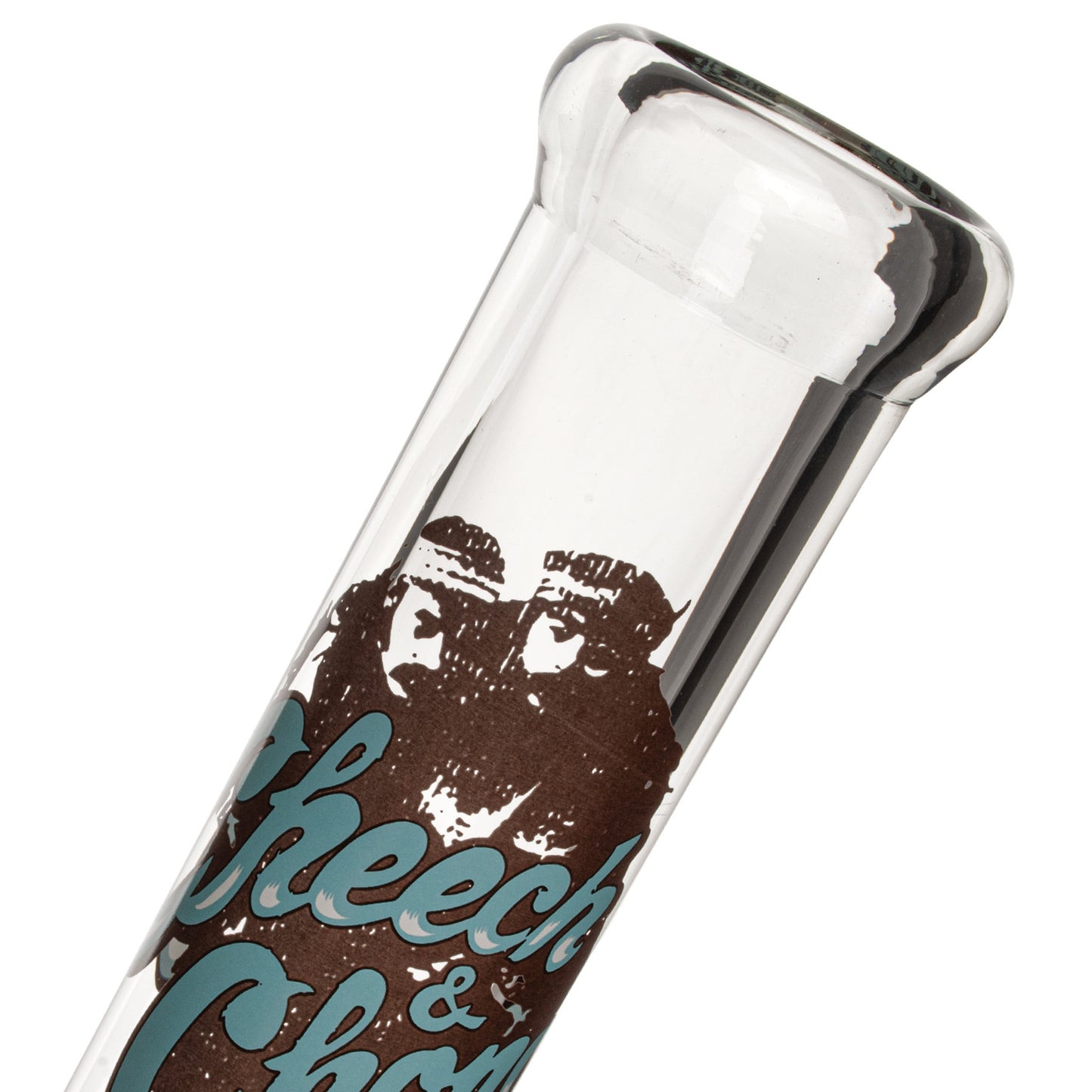 CHEECH & CHONG® Glass 15" 7mm Thick Can I Be Blunt Beaker Base Bong