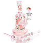 Pulsar Peach Glow In The Dark Dab Rig Kit - 8"