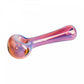 Red Eye Glass Solid Colour Hand Pipe W/ Built in Ash Catcher Mouthpiece