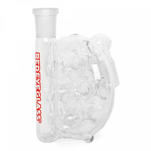 Red Eye Glass 14mm 45 Degree Ash Catcher W/ Swiss Perc