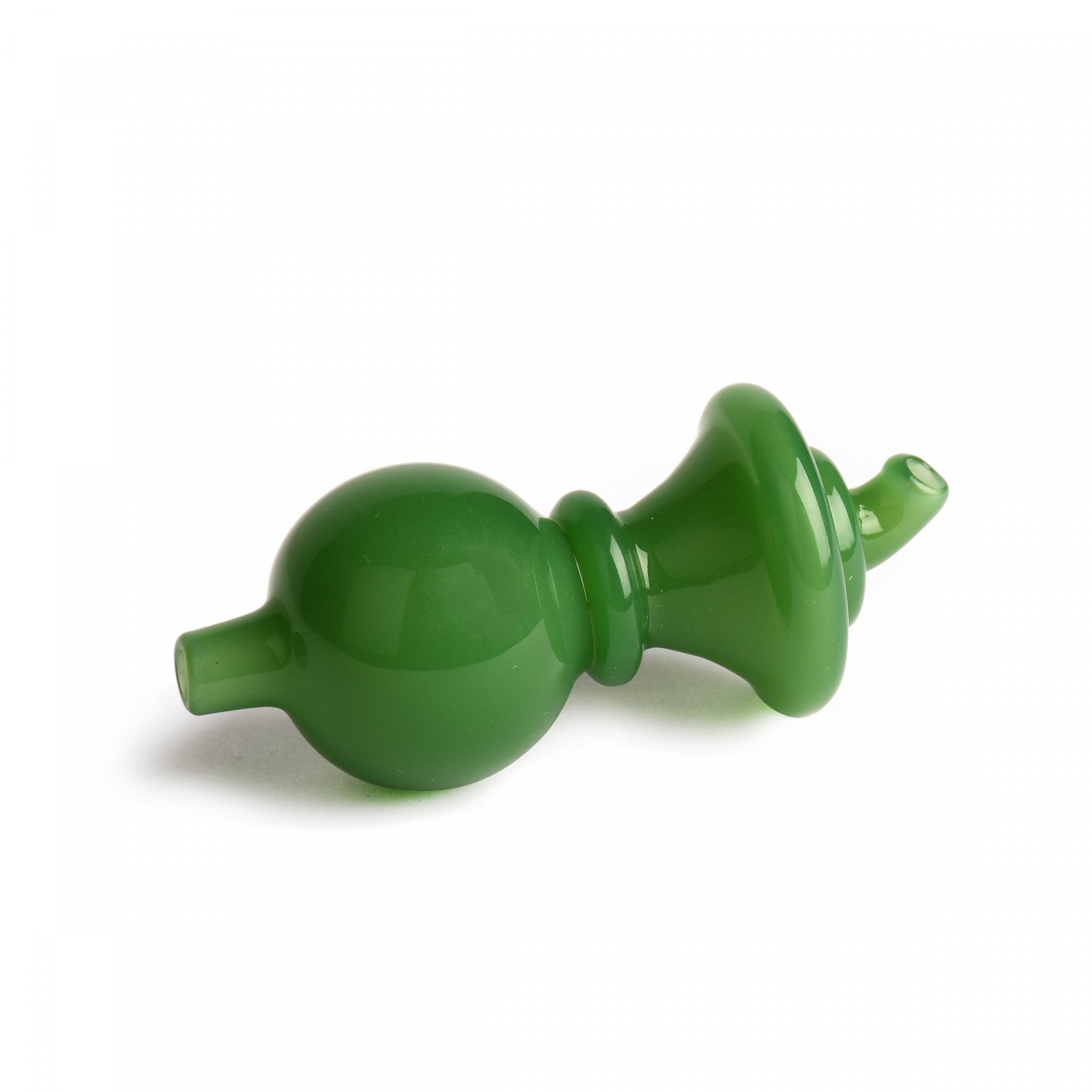 Jade Green Glass Double Carb Cap