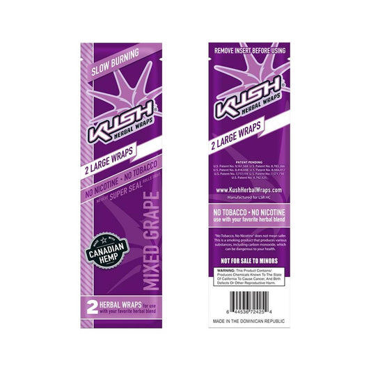 Kush Cone Hemp Wrap Grape. Headshop Vancouver Canada