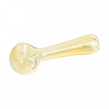 Red Eye Glass Solid Colour Hand Pipe W/ Built in Ash Catcher Mouthpiece