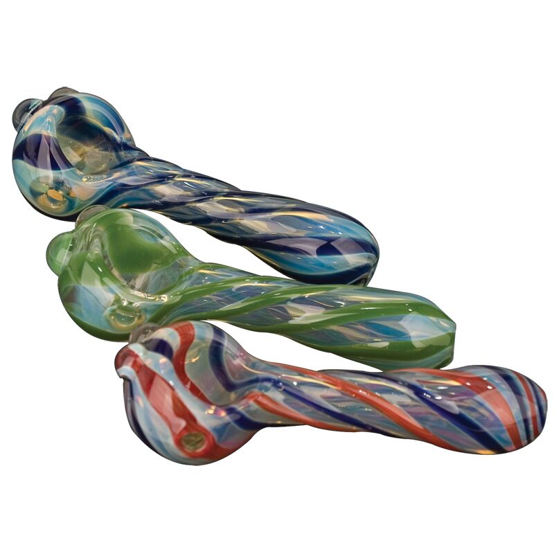 Red Eye Glass Nugget Hand Pipe