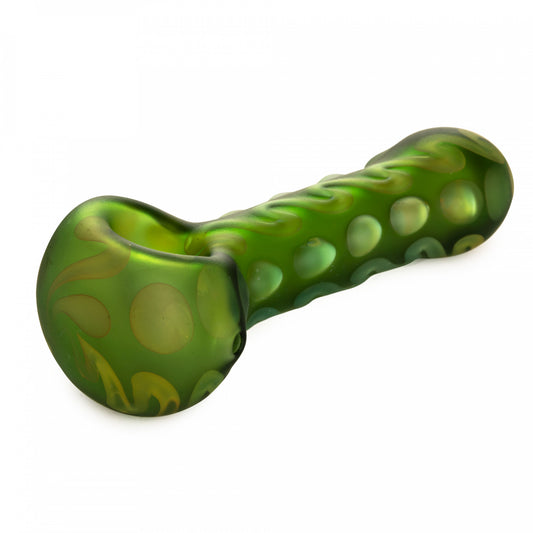 Red Eye Glass 4.5" Frosted E's Special Spoon Hand Pipe